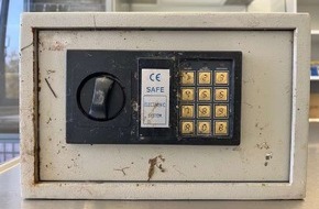 Landespolizeiinspektion Nordhausen: LPI-NDH: Zeugenaufruf: Polizei bittet um Hinweise nach Tresorfund