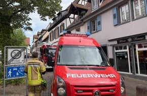 Feuerwehr Weinheim: FW Weinheim: Wohnungsbrand durch Pflegedienst verhindert und Brandmeldeanlage ausgel&ouml;st