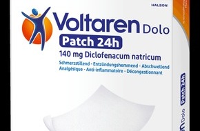 Haleon Germany GmbH: Haleon lance le Voltaren Dolo Patch 24h en Suisse, un soulagement durable et confortable de la douleur au quotidien