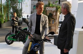eROCKIT Group: eROCKIT beim Greentech Festival: Nico Rosberg und Andreas Scheuer bestaunen Elektromotorrad