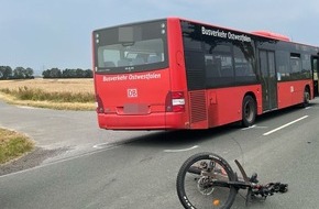 Kreispolizeibeh&ouml;rde H&ouml;xter: POL-HX: 16-J&auml;hrige Radfahrerin bei Unfall schwer verletzt
