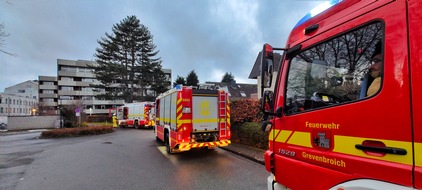 Feuerwehr Grevenbroich: FW Grevenbroich: Sprühsahne löst Feuerwehreinsatz aus / Warnhinweise und Aufschrift alarmierten Finder