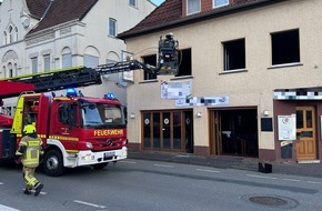 Feuerwehr Detmold: FW-DT: Feuer 3 - Brand in Restaurant