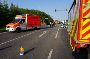 FW Ratingen: Ratingen 19.05.2018 18:40 Uhr Brachter Str. Verkehrsunfall mit Quad.