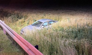 Landespolizeiinspektion Nordhausen: LPI-NDH: Alkoholisierter Autofahrer von Straße abgekommen und schwer verletzt