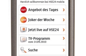 HSE: HSE24 wird mobil / Homeshopping-Spezialist launcht mit HSE24 mobile weitere Verkaufsplattform (mit Bild)