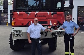 Freiwillige Feuerwehr S&uuml;dheide: FW S&uuml;dheide: Werkfeuerwehr Rheinmetall stellt zweites gesch&uuml;tztes Gro&szlig;tankl&ouml;schfahrzeug in Dienst