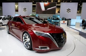 SUZUKI Deutschland GmbH: Weltpremiere des Concept Kizashi - Suzuki präsentiert Mittelklasse-Designstudie auf der IAA