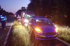 Bundespolizeiinspektion Bad Bentheim: BPOL-BadBentheim: Verurteilter Straftäter flieht bei grenzpolizeilicher Kontrolle / Zwei Drohnen im Einsatz