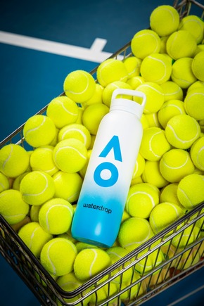 Nachhaltigkeit auf und neben dem Platz: waterdrop® wird offizieller Partner der Australian Open