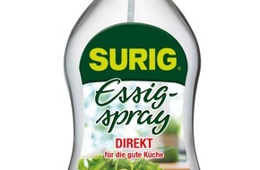 Speyer & Grund GmbH & Co. KG: Das SURIG Essigspray DIREKT - Die Essiginnovation für jede Küche