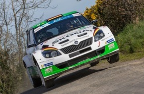 Skoda Auto Deutschland GmbH: 50. "Ypres Rally": SKODA im Zeittraining vorn (FOTO)