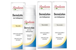 Similasan AG: Nouvelles lotions Similasan DermaLotion au Cardiospermum / Une excellente solution pour les peaux sensibles et facilement irritées