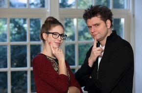 ZDFneo: Genial, schlank, berühmt /  Wie man's wird, fragen Lutz van der Horst und Christiane Stenger in ZDFneo (BILD)