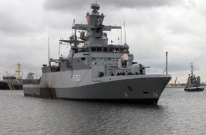 Presse- und Informationszentrum Marine: Korvette "Erfurt" läuft zum UNIFIL-Einsatz aus