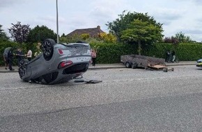 Polizeiinspektion Cuxhaven: POL-CUX: Mehrere Verkehrsunf&auml;lle mit Verletzten in Cuxhaven (Foto im Anhang)