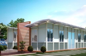 RENHE House Europe: Aus EINS mach DREI - RENHE House Europe revolutioniert Containerbau mit "Ausklapp"-Patent