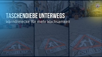 Polizeipräsidium Westpfalz: POL-PPWP: Polizei warnt vor Taschendieben