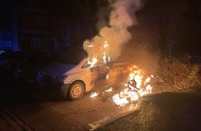 Feuerwehr Dortmund: FW-DO: Nächtlicher Fahrzeugbrand in Hombruch