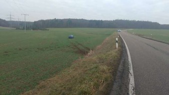 Polizeipräsidium Westpfalz: POL-PPWP: Unfall unter Alkoholeinfluss - ein Verletzter