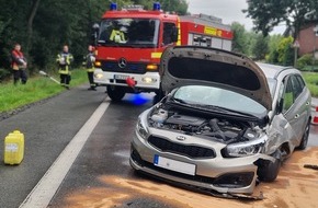 Freiwillige Feuerwehr Werne: FW-WRN: TH_1 - LZ1 - auslaufende Medien nach VU