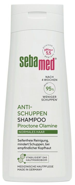 Pressemitteilung: Gezielte Pflege bei Schuppenbildung: sebamed Anti-Schuppen Shampoos für unterschiedliche Haartypen