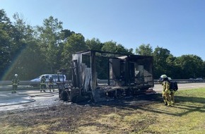 Polizeidirektion Ludwigshafen: POL-PDLU: Brand eines LKW-Anhänger 11.06.2025, 17:00 Uhr