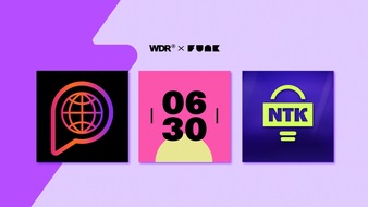 WDR Westdeutscher Rundfunk: Neuer WDR-funk-Newskosmos: 0630, PlanetPolitics und nicetoknow kooperieren mit funk
