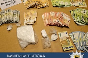 Polizeipräsidium Mannheim: POL-MA: Tatverdächtiger wegen Handeltreibens mit Betäubungsmitteln auf Antrag der Staatsanwaltschaft Mannheim in Untersuchungshaft