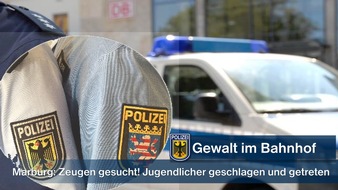 Bundespolizeiinspektion Kassel: BPOL-KS: Schüler mit Fausthieben und Tritten verletzt