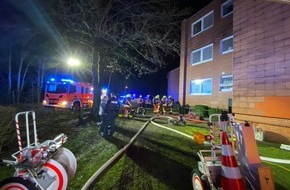 Kreisfeuerwehrverband Segeberg: FW-SE: Kellerbrand in Mehrfamilienhaus