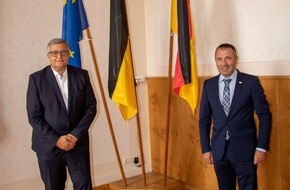 Polizeipräsidium Mannheim: POL-MA: Sinsheim: "Sicher in Sinsheim" Treffen von Oberbürgermeister Jörg Albrecht und Polizeivizepräsident Siegfried Kollmar