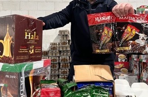 Hauptzollamt Köln: HZA-K: ZOLL: Fast vier Tonnen unversteuerten Kaffee sichergestellt
