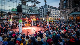 AIDA Cruises: AIDA Pressemeldung: Kulturhauptstadt-Sponsor AIDA präsentiert Erlebniswelt zum 8. Chemnitzer Hutfestival