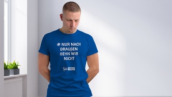 HERTHA BSC GmbH & Co. KGaA  : HERTHANER HELFEN! - Facebook-Gruppe und Sondershirt