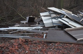 Polizeiinspektion Hildesheim: POL-HI: Illegale Müllablagerung im Wald