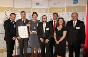 AbbVie Deutschland GmbH & Co. KG: AbbVie Deutschland als Sieger mit Corporate Health Award 2017 ausgezeichnet