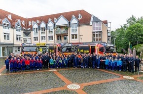 Kreisfeuerwehrverband Main-Taunus e.V.: Feuerwehr MTK: Strategische Neuausrichtung der Hattersheimer Feuerwehren: Drei Hilfeleistungslöschfahrzeuge in Dienst gestellt