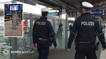 Bundespolizeidirektion München: Bundespolizeidirektion München: Schottersteine als Wurfgeschoss / Vandalismus endet hinter Gittern