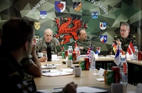 PIZ Heer: Militärisches Spitzenpersonal der eFP-Rahmennationen traf sich in Litauen