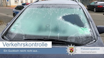 Polizeidirektion Landau: POL-PDLD: Germersheim - "Nur mal kurz wohin fahren..."