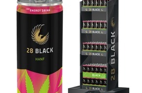 28 BLACK: Hanf-Kick bei 28 BLACK / Energy Drink 28 BLACK erweitert seine Range um die Sorte Hanf (FOTO)