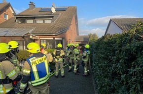 Feuerwehr Pulheim: FW Pulheim: Gasaustritt in Pulheim-Geyen - Kellerbrand in Pulheim-Stommeln