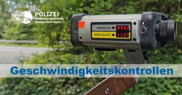Kreispolizeibehörde Ennepe-Ruhr-Kreis: POL-EN: Ennepe-Ruhr-Kreis - Geschwindigkeitskontrollen