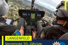 Polizei Mettmann: POL-ME: R&uuml;cknahme der Vermisstenfahndung: 20-J&auml;hrige wohlbehalten angetroffen - 2602084