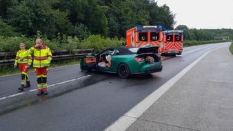Feuerwehr Sprockhövel: FW-EN: PKW verunfallt auf Autobahn