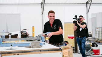 ZDB Zentralverband Dt. Baugewerbe: Baugewerbe: Nationalteam Baugewerbe beendet EuroSkills in Graz erfolgreich / Gold geht an Fliesenleger Jannic Schlachter aus Baden-Württemberg