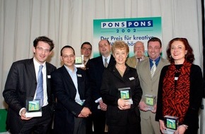 PONS GmbH: Sparminator - Kahnsinn - Hemmokratie: Medienpreis "Pons Pons 2002" für zehn kreative Wortschöpfer