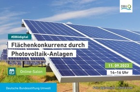 Deutsche Bundesstiftung Umwelt (DBU): Wie Solarmodule in Flächen integriert werden können – #DBUdigital Online-Salon
