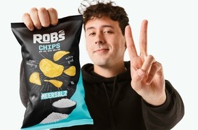 Kaufland: Influencer CrispyRob bringt neue Sorte seiner Kesselchips "Rob's" in die Märkte